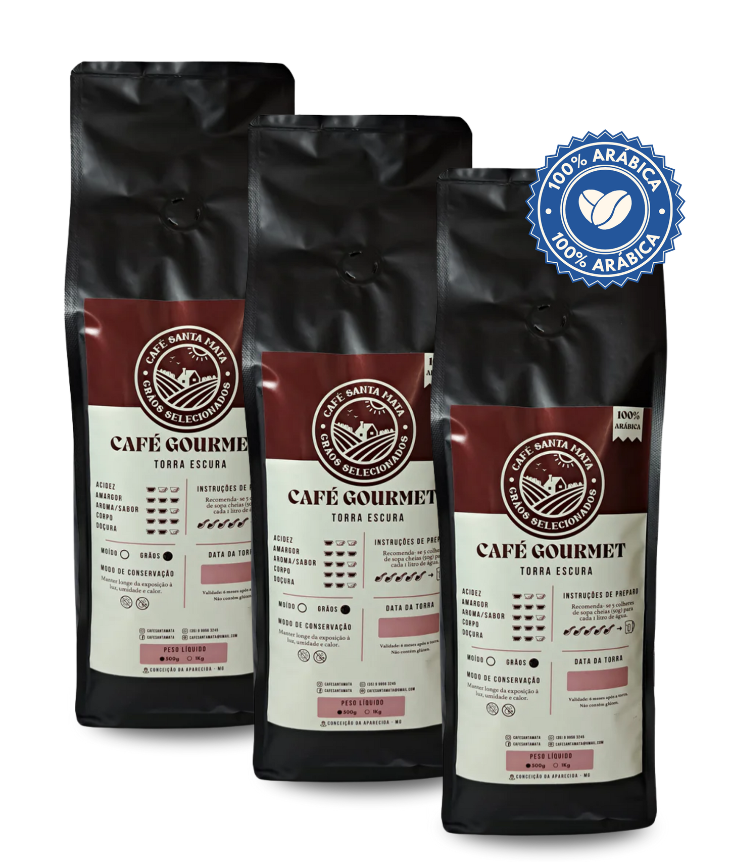 Kit 500g - Torra Escura