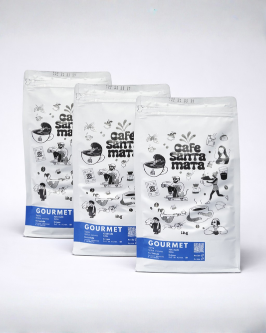 Kit 1kg - Torra Média Escura